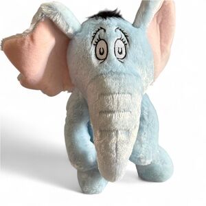 Horton Hears A Who Kohl's Light Blue Plush Elephant with Pink Inner Ears